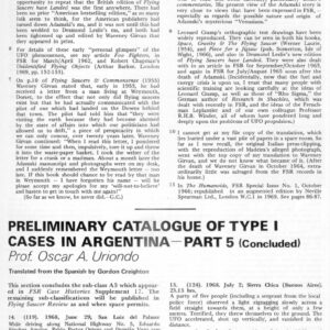 Shuffs,UFO 1967,Nebraska,FSR-CH 1974 N 18