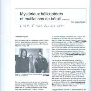Sider,Jean,Mysterieux helicopteres et mutilations de betail-2