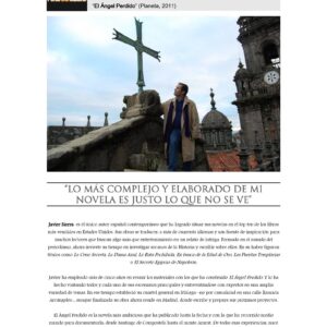 Sierra,Javier,El Angel Perdido,Entrevista