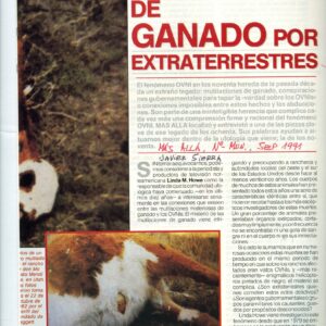Sierra,Javier,Mutilaciones de ganado por extraterrestres,etc.