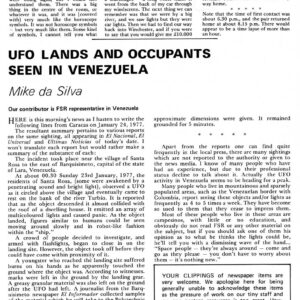 Silva,Humanoids 1977,Venezuela,FSR77V23N1