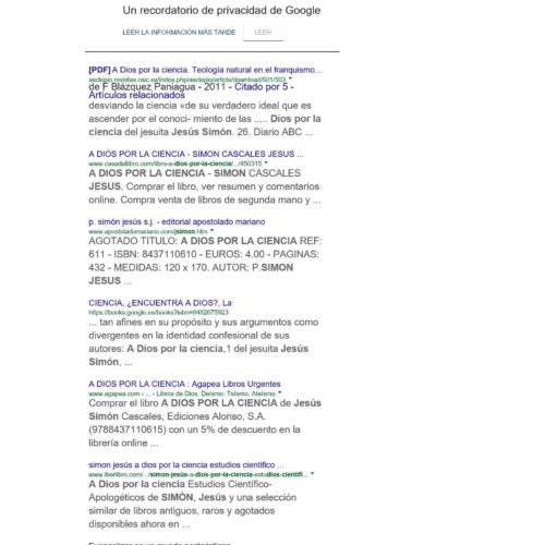 Simon,Jesus,A Dios por la ciencia - Imagen 1