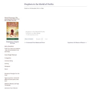 Singh,Prophets in the world of profits
