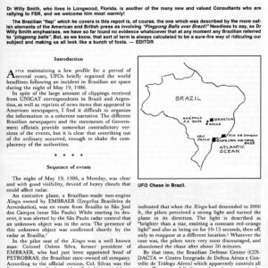Smith,UFOs 1986,Brazil,FSR1986V32N1
