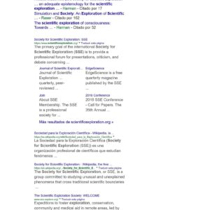 Society for Scientific Exploration