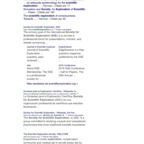Society for Scientific Exploration - Imagen 1