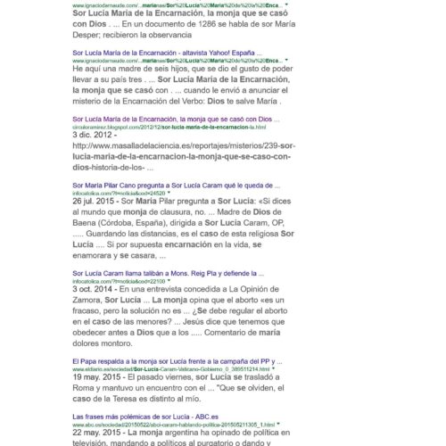 Sor Lucia Maria de la Encarnacion,la monja que se caso con Dios - Imagen 1