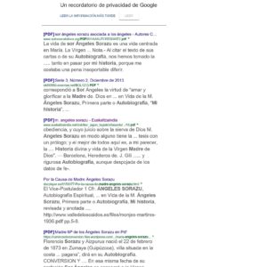 Sorazu,Angeles.Autobiografia espiritual. Mi historia