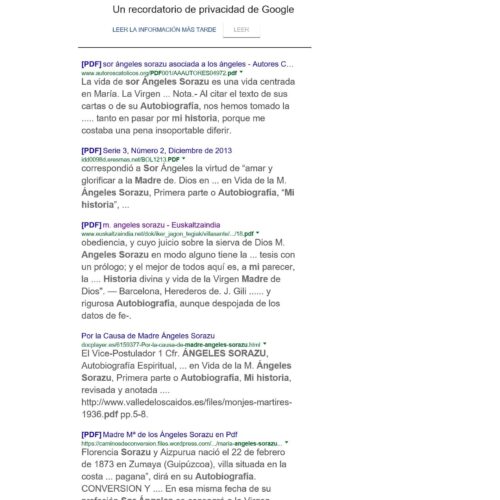 Sorazu,Angeles.Autobiografia espiritual. Mi historia - Imagen 1