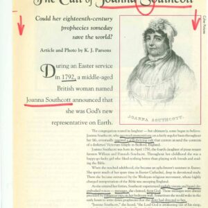 Southcott,Messages from God,1792