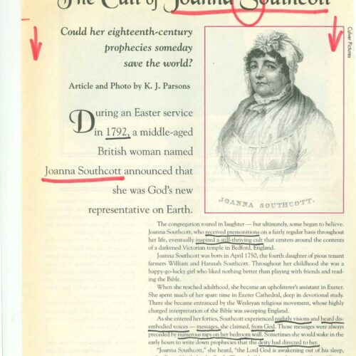 Southcott,Messages from God,1792 - Imagen 1