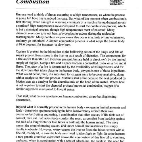 Spontaneous human combustions,Z Talk - Imagen 1