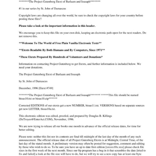 St.John of Damascus,Barlaam and Joasaph - Imagen 1