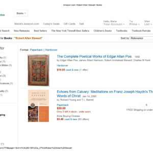 Stewart,Robert Allan,Books in Amazon