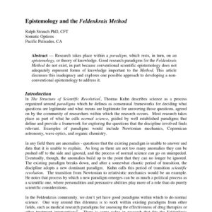 Strauch,Epistemology and the Feldenkrais method