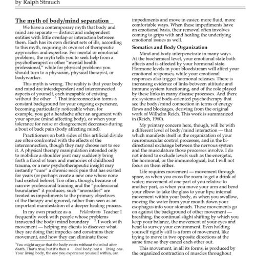 Strauch,Myth of body-mind separation - Imagen 1