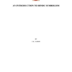 Taimni,I.K.,Introduction to Hindu symbolism