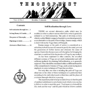 Taimni,Self-Realization by Love