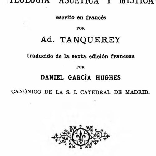 Tanquerey,Compendio de ascetica y mistica(1930) - Imagen 1