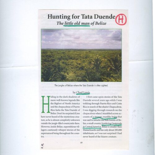Tata Duende,the little old man of Belize,Chad Lewis - Imagen 1