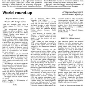 Tata,Radioactive UFOs 1978,India,FSR82V27N5