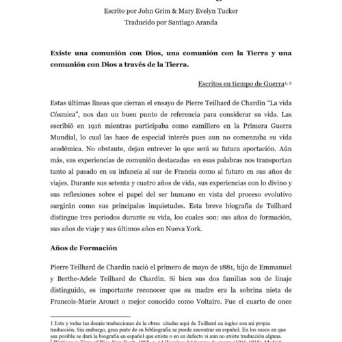 Teilhard de Chardin,Una biografia corta,Grim-Tucker - Imagen 1