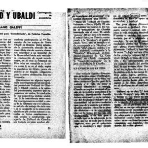 Teilhard y Pietro Ubaldi-A