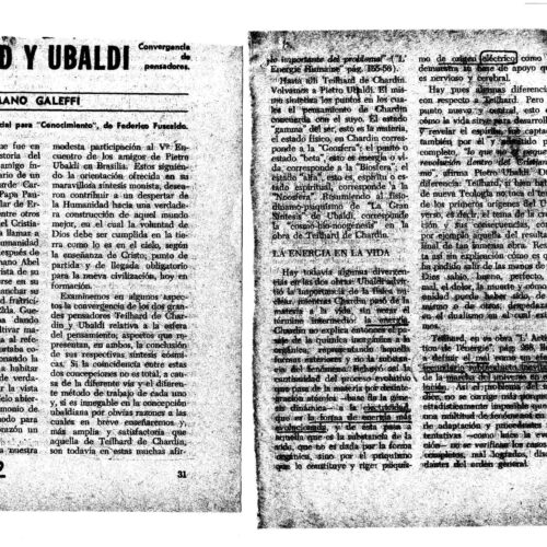 Teilhard y Pietro Ubaldi-A - Imagen 1