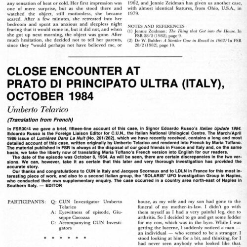 Telarico,Humanoid 1984,Italy,FSR1986V32N1 - Imagen 1