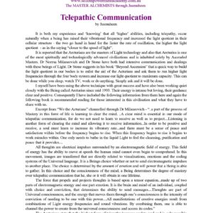 Telepathic Communications
