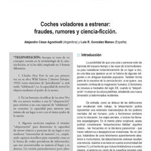 Teleportaciones,Agostinelli-Gonzalez