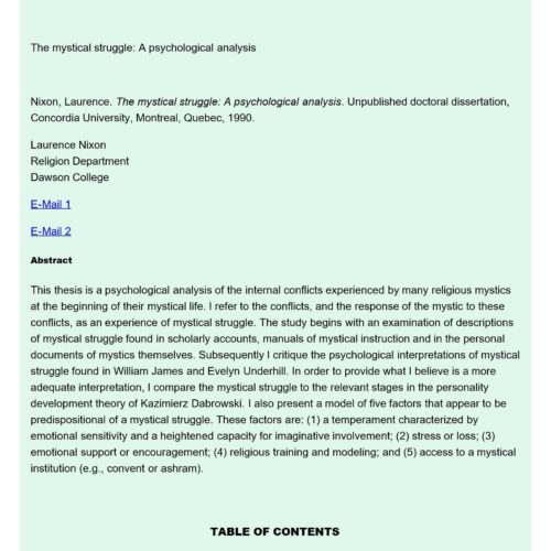 The Mystical Struggle,Laurence Nixon - Imagen 1