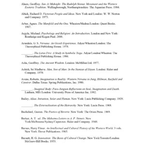 Theosophy,Bibliography