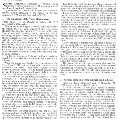Thomas,Contact E.T. 1972,Argentina,FSR-CH 1973 N 14 - Imagen 1