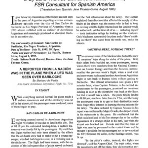 Thomas,UFO 1995,Bariloche,Argentina,FSR95V40N3