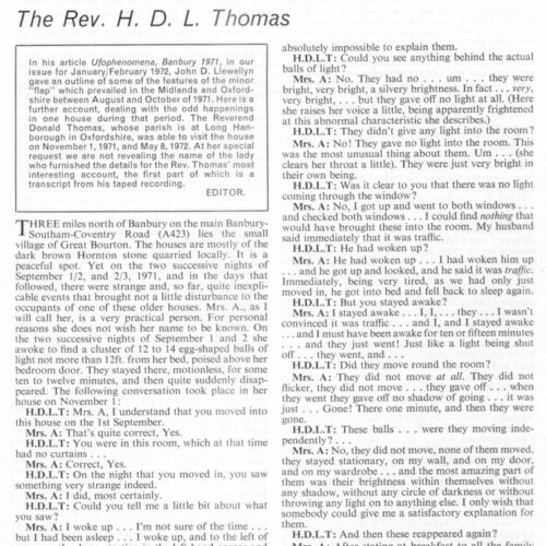 Thomas,UFOs 1971,Banbury,FSR72V18N4 - Imagen 1