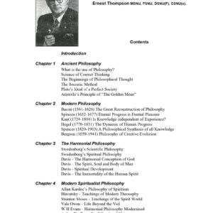 Thompson,Ernest,Evolution and philosophy 1950