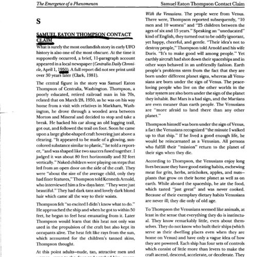 Thompson,Samuel E.,UFO contact 1950,J.Clark - Imagen 1
