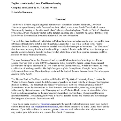 Tibetan Book of the Dead - Imagen 1