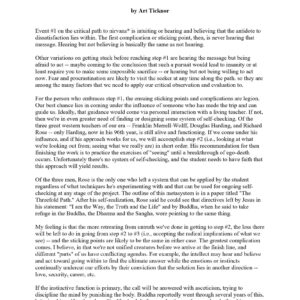 Ticknor,Art,Complications and sticking points