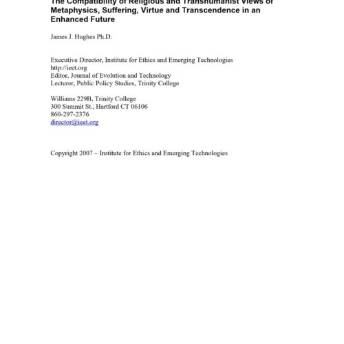 Transhumanism,Trascendence,Hughespdf - Imagen 1