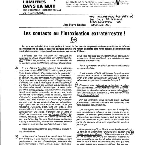 Troadec,Contacts,Intoxication E.T. - Imagen 1