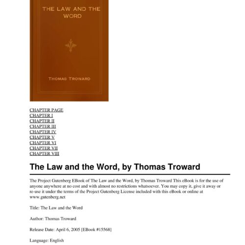 Troward,The law and the word - Imagen 1