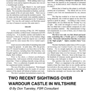 Tuersley,UFOs 1994,England,FSR1994V39N4