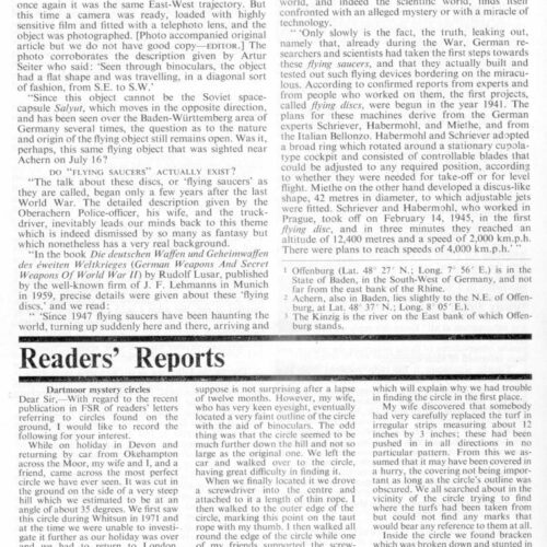 Tye,UFOs 1973,Britain,FSR-CH 1973 N 16 - Imagen 1