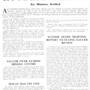 UFO 1957 on British A-Bomber Site,FSR58V4N1
