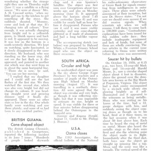 UFO 1959 hit by bullets,Virginia,FSR61V7N6 - Imagen 1
