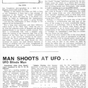 UFO 1970 blinds man,Brazilian Dam-2,FSR70V16N5