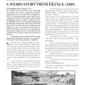 UFO 1989,soil traces,France,FSR1992V37N1