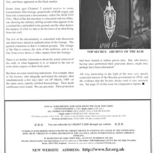UFO Crash 1969,Russia,FSR2003V48N1